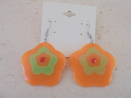 Orecchini plastica forma - orecchini, in