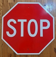 Grande segnale di stop 30 x 30