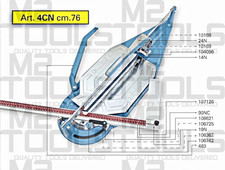 Tagliapiastrelle Sigma 4CN 30"
