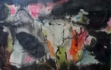 ENRICO CAJATI NUCLEARE NAPOLI QUADRO DIPINTO