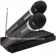 Microfoni wireless coppia