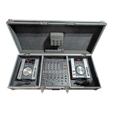 Pioneer DJ DJM-500 Mixer professionale per DJ a 4 canali e 2, Pioneer CDJ-200, custodia RR