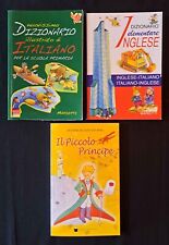 Dizionari d' inglese e italiano per bambini + libro "Il Piccolo Principe "
