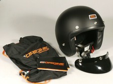 PRL) CASCO ORIGINE PRIMO NERO OPACO HELMET CASQUE MOTO BIKER XL:61-62 ECE R22.05