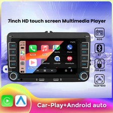 7" 2 Din HD Car Media Video RDS Airplay Radio CarPlay Android Auto Stereo Audio