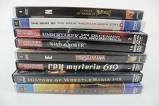 8 Dvd Lotto WRESTLING MANIA SUPERSTARS Rey Mysterio Undertaker King Booker Best