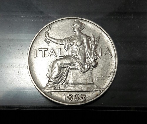Italy 1922 lire unc - 1922-r,
