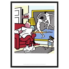 Poster “Tintin Reading” by