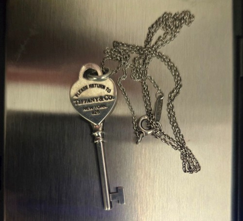 Ciondolo chiave cuore tiffany - ciondolo,