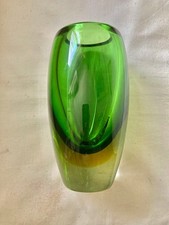 Vaso vintage cristallo sfumato