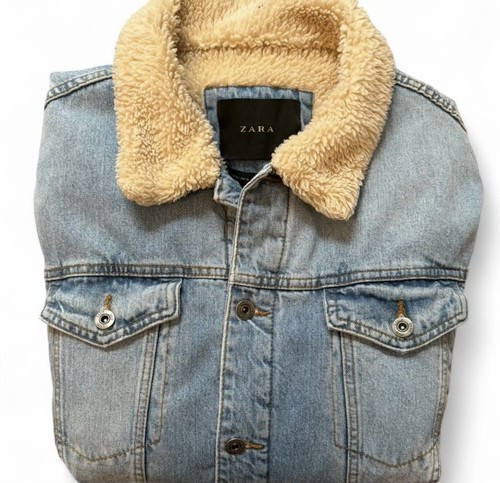 Zara giacca denim - denim, xl