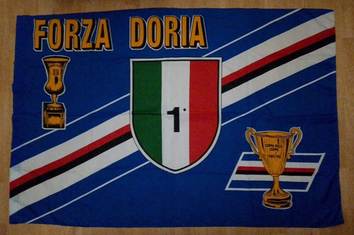 Bandiera forza doria - doria, scudetto