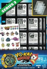 Yo-kai Watch Serie 3 Medaglione Collezione Pagine Libro Esclusiva Medaglia Statica