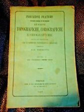 Militaria Indicazioni carte topografiche,corografiche e geografiche,1877, pag 48