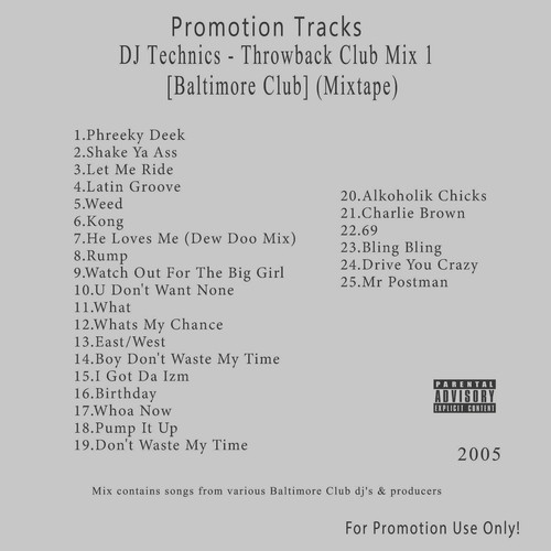 Baltimore club white cd - .., cd.