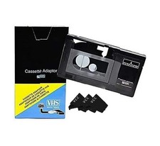 Adattatore cassetta motorizzato da VHS-C a VHS per JVC RCA Panasonic + 3 microfibra
