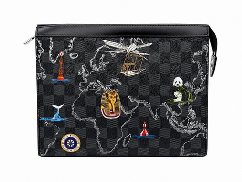 Pochette louis vuitton damier - pochette,