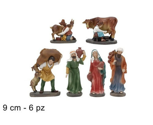 Set pastori mestieri 9cm - pastori-mestieri,
