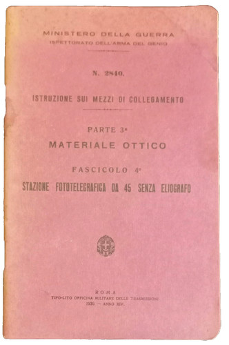Roma 1936 materiale ottico - -,