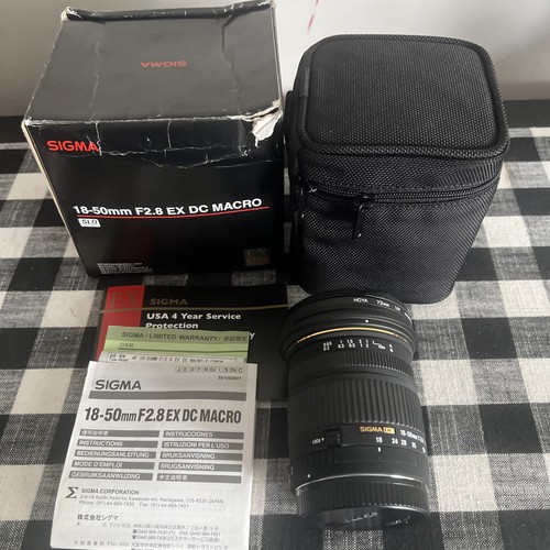 Sigma mm f2 8 - ex, dc