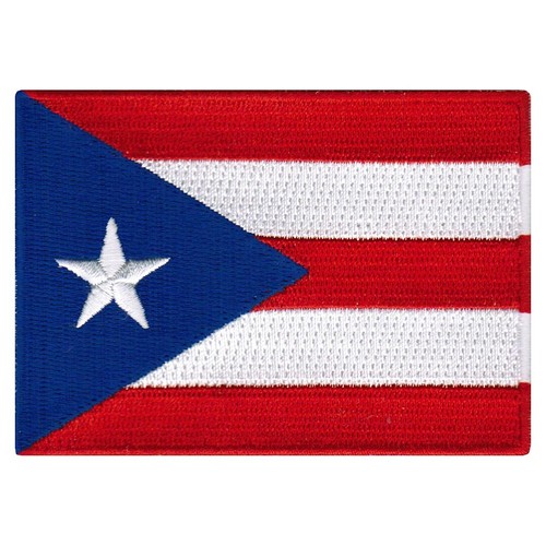 Porto rico flag patch - porto,