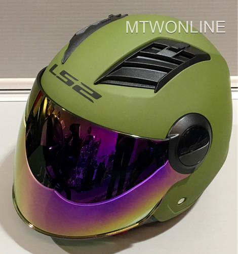 Casco moto aperto ls2 con - moto,