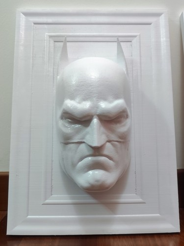 Batman total white quadro - total,