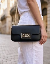 BORSA DA DONNA IN PELLE NERA