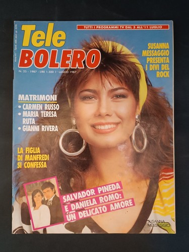 Rivista tele bolero 1987 25 - rivista,