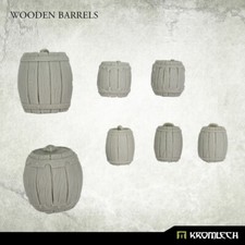Wooden botti diversi - wooden,