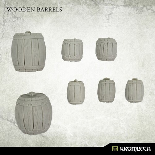 Wooden botti diversi - wooden,