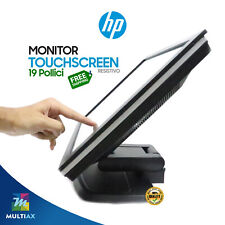 Monitor Touch Screen HP 19" Pollici 4:3 Usb VGA PC 10 Punti 1 Anno di Garanzia