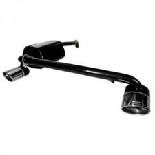 Scarico sportivo duplex per Renault Megane 3 Coupè e coda spiovente ovale 2008-2016