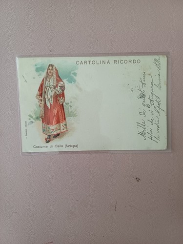 Cartolina costumi sardi - cartolina,
