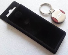 Portachiavi in metallo con inserto in legno FORD 