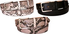 Cintura vero Pitone fodera