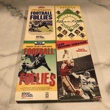 NFL Football VHS Lot &