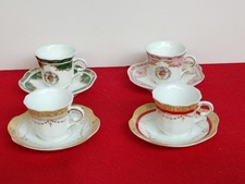 Set 4 Tazzine Con Piattino Da - Collezione Venezia Gold -  Vintage -
