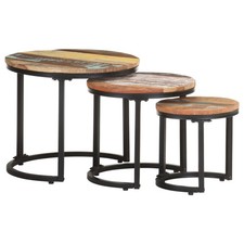 Tavolini Laterali da 3 pz in