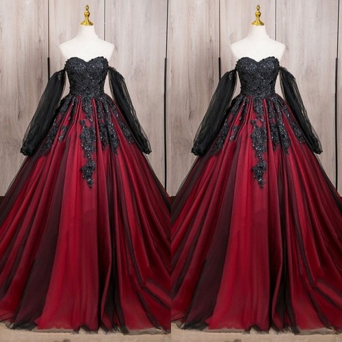 Abiti sposa gotici neri - sposa,