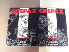 Guido Crepax JUSTINE 2 volumi (Blue Press 1993)