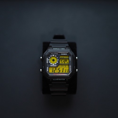 Orologio nero casio ae1200 - nero,