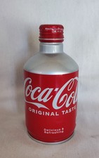 Rara Bottiglia Metallo Alluminio Coca Cola Japan Giappone 