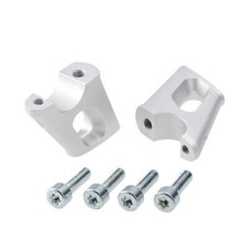 Rialzo manubrio 25mm argento con offset per BMW R nineT Scrambler (17-) 1N12