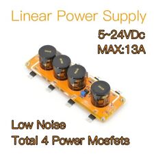 LDO-10A Mosfet Alimentatore Lineare (SingleRail)5-24VDC MAX13A Kit&Scheda Finita