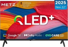 Metz QLED 32 Pollici Smart TV HD, 32MQF7000Z, HDR10, Dolby Audio, Riduzione Luce