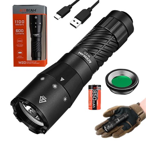 Torcia tattica acebeam w20 lep - torcia,