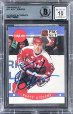 Capitals Scott Stevens Firmato