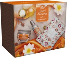 TESORI D'ORIENTE Confezione Regalo crema corpo+profumo aromatico+pochette