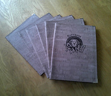 PORTA MENU  SIMILPELLE BIRRERIA  6 pezzi  LEATHER-EFFECT MENU HOLDER BEER BAR